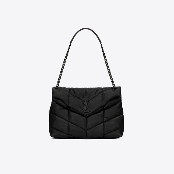 9a+ysl saint laurent loulou puffer large bag